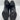 Stuart Weitzman Black Suede/Fabric Pull On Block Heel Knee High Boots Women 5 - Very Good - Ufashion