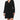 NWT Mango Women’s Angel Long Sleeve V-Neck Mini Dress Black Size 12 (2XL) - Ufashion
