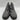 Women’s Dr. Scholl's Riley Padded Bra-Top Faux Suede Wedge Boots Grey Size 8.5M - Very Good - Ufashion