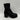 Steve Madden Women's Inntel Bootie Black Leather Size 9.5M - Very Good - Ufashion