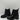 BCBGeneration Trista Women’s Leather Stretch Ankle Boots Black Size 8M/38.5 - Very Good - Ufashion