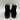 Lucky Brand PATTRIK Black Leather Round Toe Side Zip Block Heel Booties, 8.5M - Very Good - Ufashion
