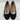 Journee Collection VIKA Black Faux Leather Round Toe Slip On Ballet Flats, 6.5 - Very Good - Ufashion