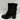 Vince Camuto ZABRINAA Black Leather Round Toe Side Zip Booties, Size 9.5M - Very Good - Ufashion