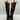 Tommy Hilfiger SHANO Black Faux Leather Almond Toe Side Zip Riding Boots, 6.5M - Very Good - Ufashion