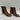 Calvin Klein CASSIA Brown Leather Square Toe Pull On Chelsea Boots, Size 8M - Very Good - Ufashion