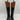 Tommy Hilfiger SHANO Black Faux Leather Almond Toe Side Zip Riding Boots, 6.5M - Very Good - Ufashion