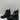 Karl Lagerfeld Paris Women's Pepper Rhinestone Curb Link Combat Boots Black 7.5M - Very Good - Ufashion