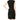 NWT Nicole Miller Women's Corduroy Sleeveless Tucked Dress, Black Size P - Ufashion