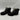 Marc Fisher NALINA Black Leather/Suede Lace Up Lugged Sole Ankle Boots Women 10M - Very Good - Ufashion