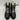 Marc Fisher NALINA Black Leather/Suede Lace Up Lugged Sole Ankle Boots Women 10M - Very Good - Ufashion