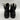 Marc Fisher NALINA Black Leather/Suede Lace Up Lugged Sole Ankle Boots Women 10M - Very Good - Ufashion