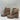 Splendid Mikayla Womens Leather Block Heel Combat & Lace-up Boots Beige Sz 9.5M - Very Good - Ufashion