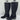 Anne Klein Women's Maelie Knee High Microsuede Regular Calf Boots Black Size 10 - Very Good - Ufashion