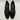 Saks Fifth Avenue Black Snakeskin Embossed Leather Square Toe Slip On Flats, 6M - Very Good - Ufashion