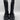 Women’s Ash Curb Chain Leather Boots Black Size 37 - Very Good - Ufashion