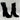 Kelly & Katie Women’s Galini Ankle Boots Black Faux Suede Size 7W - Very Good - Ufashion