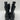 Karl Lagerfeld Paris Women's Pepper Rhinestone Curb Link Combat Boots Black 8.5M - Very Good - Ufashion