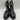 Karl Lagerfeld Paris Women's Pepper Rhinestone Curb Link Combat Boots Black 8.5M - Very Good - Ufashion