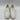 Kelly & Katie NEVAD White Crisscross Textile Slip-On Sneakers, Size 7.5M - Very Good - Ufashion
