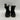 Dr. Martens 1460 J Black Leather Round Toe Lace Up/Zip Ankle Boots Kid’s Size 2 - Very Good - Ufashion
