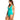 SEA LEVEL SWIM Spinnaker Keyhole Halter One-Piece Aqua 6 - Ufashion