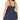 Anne Cole Plus Size Surplice Maillot Swimdress Navy 22W - Ufashion