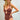 BECCA by Rebecca Virtue Modern Edge Rib Kylam High Leg One-Piece Coconut MD - Ufashion