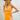 BECCA by Rebecca Virtue Modern Edge Rib Kylam High Leg One-Piece Orange Burgundy - Ufashion