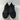 N- Directions NELLY Black Knit Fabric Lace Up Low Top Sneakers Women’s Size 8 M - Very Good - Ufashion
