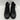 PAJAR Pacer Black Faux Fur-Lined Leather Lace Up Low Top Sneaker Boot, Men 8-8.5 - Very Good - Ufashion