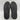 PAJAR Pacer Black Faux Fur-Lined Leather Lace Up Low Top Sneaker Boot, Men 8-8.5 - Very Good - Ufashion