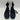 John Richmond Navy Knit/Suede Lace Up Mid Top Platform Sneakers Men’s Size 42 - Very Good - Ufashion