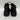 PAJAR Pacer Black Faux Fur-Lined Leather Lace Up Low Top Sneaker Boot, Men 8-8.5 - Very Good - Ufashion