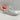 Valentino White/Orange Perforated Leather Lace Up Backnet Sneakers Women’s 42.5 - Very Good - Ufashion