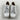Jack Rogers RORY White/Gold Leather Lace Up Low Top Sneakers Women’s Size 7.5 - Very Good - Ufashion