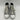 Saint Laurent Bedford Black/White Check Leather Lace Up Hi Top Sneakers Women 36 - Very Good - Ufashion