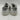 Saint Laurent “ANDY” White/Leopard Leather Lace Up Low Top Sneakers, Women’s 42 - Very Good - Ufashion