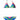 Becca by Rebecca Virtue Santa Catarina Reagan American Fit Bottoms Multi SM - Ufashion