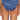 Becca by Rebecca Virtue Women's Crochet Tab Side Hipster Bikini Bottom Navy S - Ufashion
