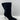 Alexandre Birman Black Suede Pointed Toe Side Zip High Heel Mid Calf Boots Sz 39 - Very Good - Ufashion