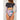 Palm Paradise Long Slv Bodysuit Black Multi / M - Ufashion