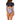 Palm Paradise Long Slv Bodysuit Black Multi / M - Ufashion