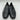 Jo Ghost Black Lizard Print Leather Round Toe Slip On Loafers Men’s Size 41.5 - Very Good - Ufashion