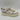 Le Tigre MIDTOWN White/Taupe Leather Low Top Lace Up Platform Sneakers, Size 7M - Very Good - Ufashion