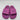 Off-White Magenta Stamped Foam/Rubber Open Toe Slide Sandals, Women’s Size 37 - Very Good - Ufashion