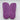 Off-White Magenta Stamped Foam/Rubber Open Toe Slide Sandals, Women’s Size 37 - Very Good - Ufashion