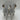 L'agence Vivienne Crystal Embellished Heel Sandals Silver Size 38.5 - Very Good - Ufashion