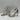 L'agence Vivienne Crystal Embellished Heel Sandals Silver Size 38.5 - Very Good - Ufashion