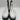Alexander McQueen White Leather Pull On Platform Chelsea Boots Men’s Size 41 E - Very Good - Ufashion